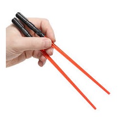 Paladone - Coppia Bacchette per sushi con astuccio - Lightsaber Star Wars